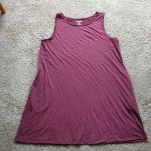 Women's Strapless Dress in Plum by Woolx